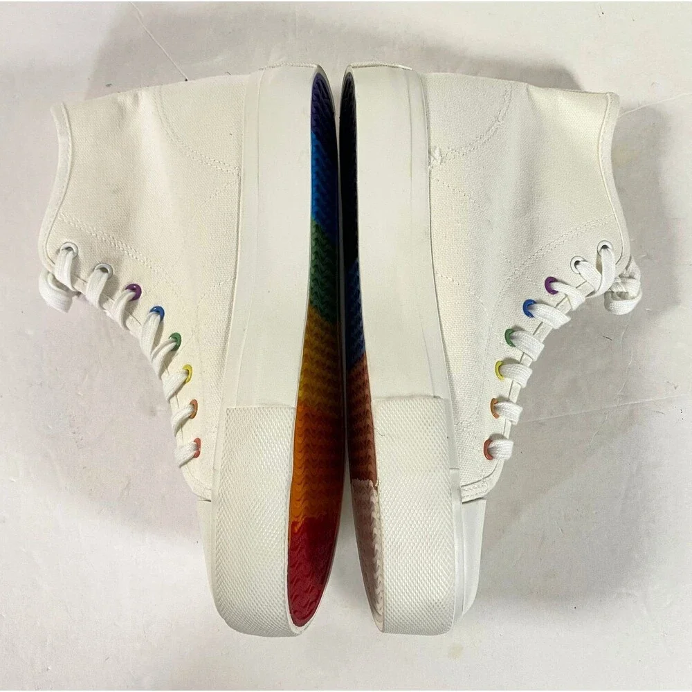 American Eagle Trust In Love High Top Sneakers Women Sz 10 Multicolor NWOT Read